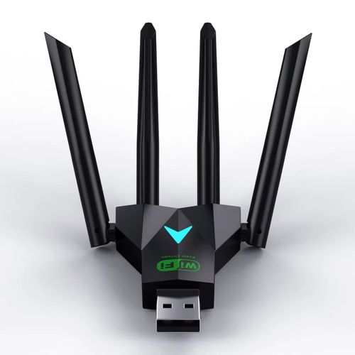 Clé WiFi USB 4 Antennes 1300Mbps