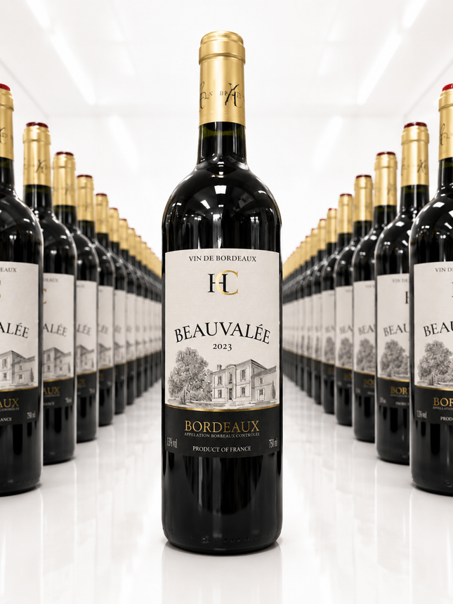 Beauvalée Bordeaux 2023 - 1 à 3 100 F et Carton de 6 à 16 800 F