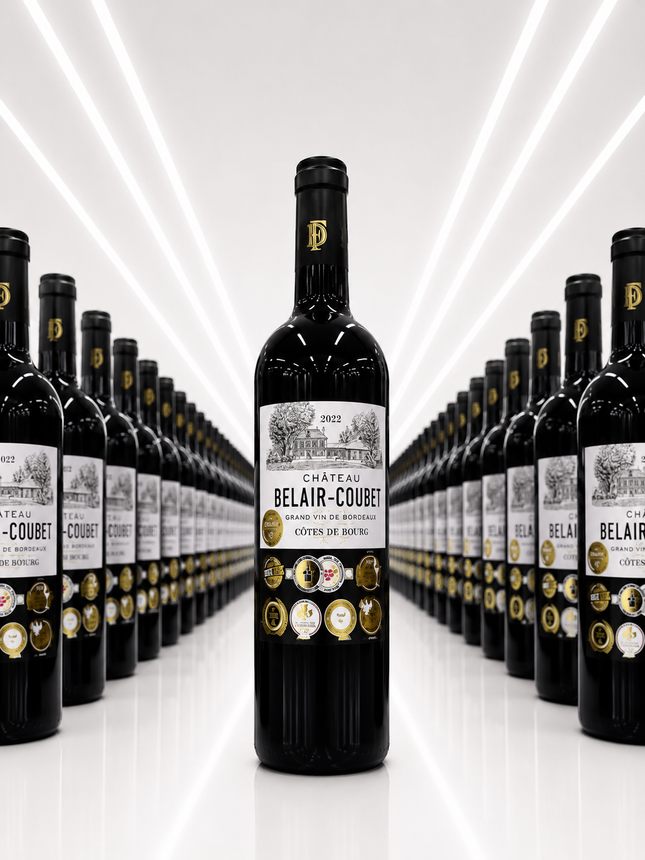 Château Belair-Coubet Côtes de Bourg 2022 - 1 à 6 800 F et Carton de 6 à 35 000 F