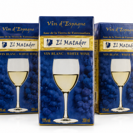 El Matador Blanc Vin Blanc - 1 Pack à 800 F et Carton de 24 à 6 400 F