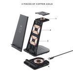 Station de Charge Sans Fil 3-en-1 - iPhone + Apple Watch + AirPods