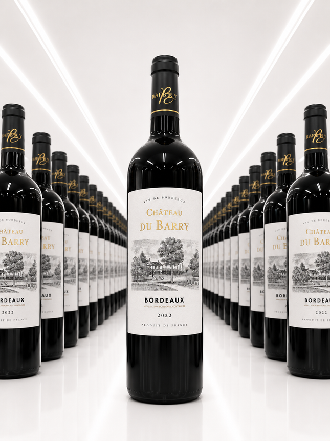 Château du Barry Bordeaux 2022 - 1 à 3 100 F et Carton de 6 à 16 800 F
