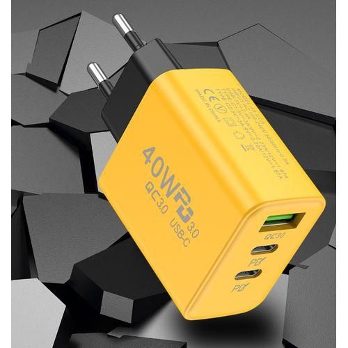 Chargeur Rapide 40W QC3.0 USB-C - 1 à 2 000 F