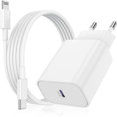 Chargeur Rapide 20W USB-C vers Lightning - Compatible iPhone