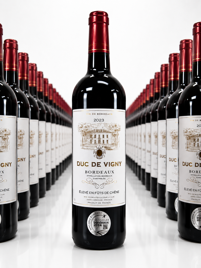Duc de Vigny Bordeaux 2023 - 1 à 3 200 F et Carton de 6 à 17 300 F
