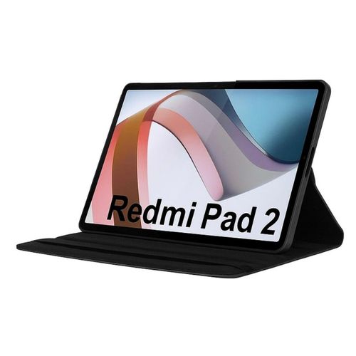 Étui Rotatif 360° Xiaomi Redmi Pad 2 11.6" - Cuir PU Noir