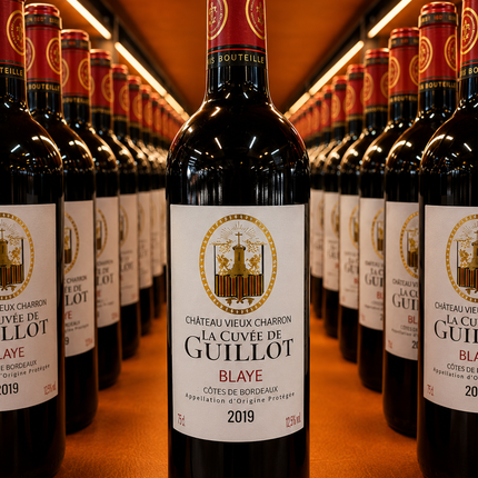 Château Vieux Charron La Cuvée de Guillot Blaye 2019 - 1 à 3 700 F et Carton de 6 à 19 600 F