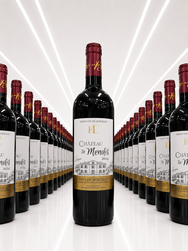 Château de Mendis Côtes de Bordeaux 2024 - 1 à 3 100 F et Carton de 6 à 16 800 F