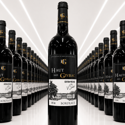 Haut Givrac Édition Prestige Bordeaux 2023 - 1 à 3 100 F et Carton de 6 à 16 800 F