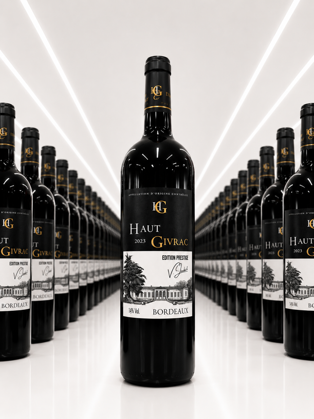 Haut Givrac Édition Prestige Bordeaux 2023 - 1 à 3 100 F et Carton de 6 à 16 800 F