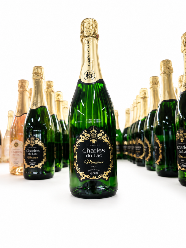 Charles du Lac Mousseux Brut - 1 à 2 500 F et Carton de 6 à 13 600 F