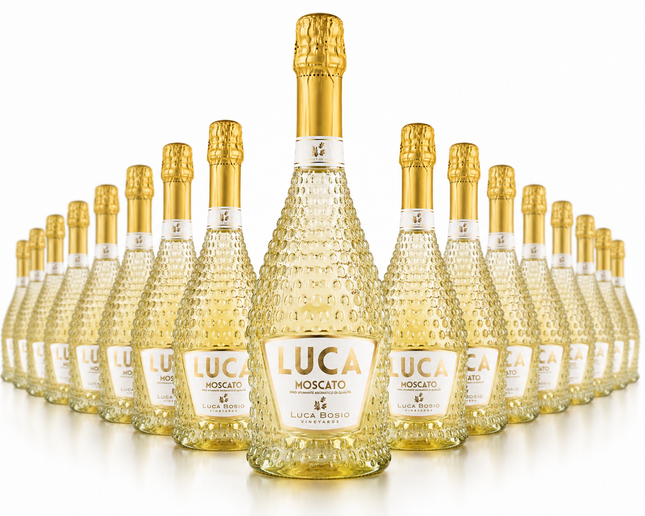 Luca Moscato Blanc Mousseux - 1 à 4 200 F et Carton de 6 à 21 800 F