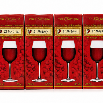 El Matador Rouge - 1 Pack à 800 F et Carton de 24 à 6 400 F