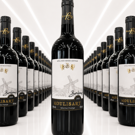 Moulisart Bordeaux 2021 Sélection Prestige - 1 à 3 100 F et Carton de 6 à 16 800 F