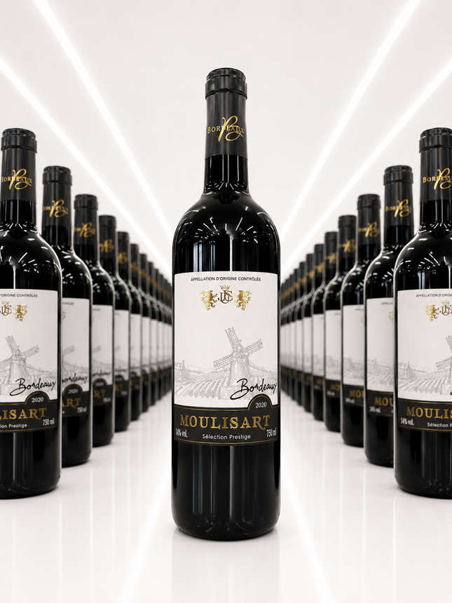 Moulisart Bordeaux 2021 Sélection Prestige - 1 à 3 100 F et Carton de 6 à 16 800 F