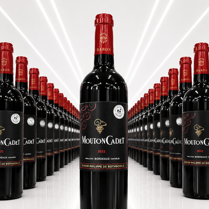 Mouton Cadet Rouge Bordeaux 2023 - 1 à 6 600 F et Carton de 6 à 34 000 F
