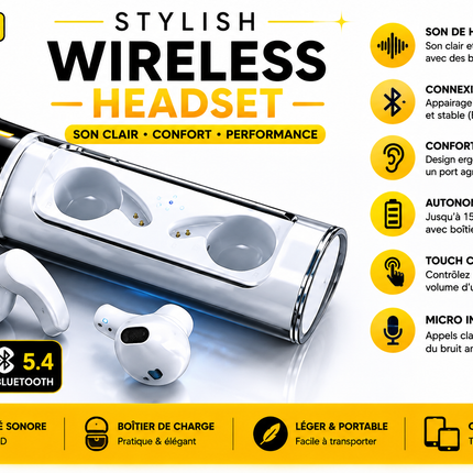 Pro 10s - Wireless Headset Bluetooth 5.4