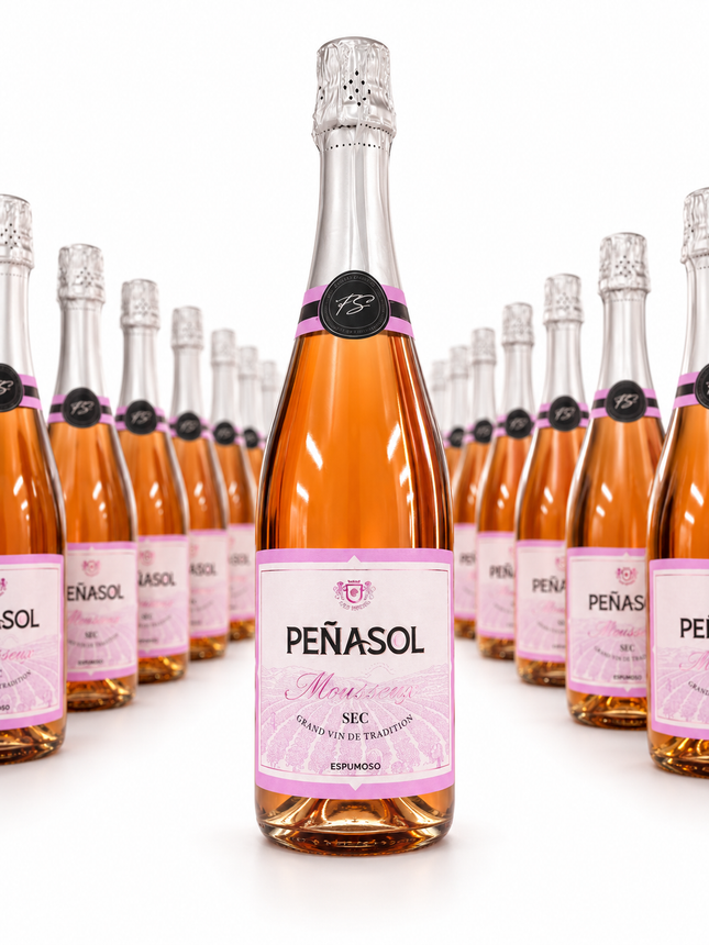 Peñasol Mousseux Rosé Sec - 1 à 2 500 F et Carton de 6 à 13 600 F
