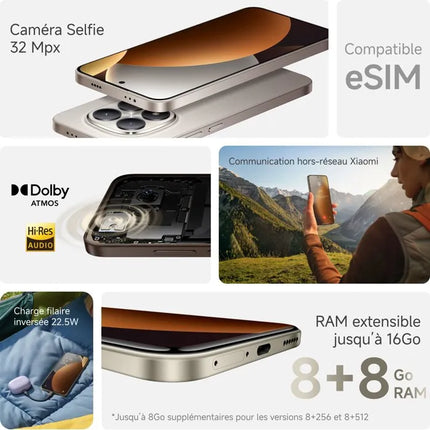 Redmi Note 15 Pro 8R 256G - 1 à 145 000 F