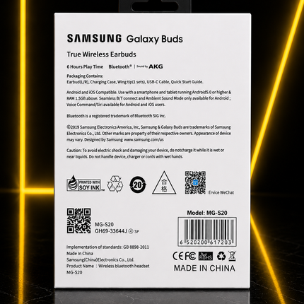 Samsung LED Buds MG-S20 - Écouteurs TWS Bluetooth 5.0