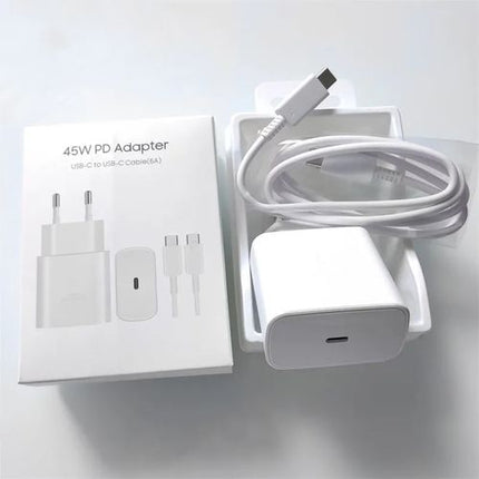 Chargeur Ultra Rapide 45W Universel - Compatible Samsung iPhone Xiaomi Tecno Huawei