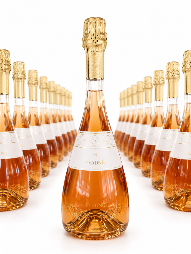 Evadne Muscato Rosé Demi-Sec - 1 à 4 200 F et Carton de 6 à 21 800 F