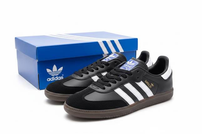 Adidas Samba OG Noir - Vue 3/4