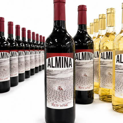 Almina Red Wine - 1 à 1 800 F et Carton de 6 à 10 000 F