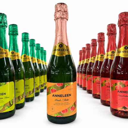 Anneleen Pêche Sparkling Drink - Carton de 12 : 21 000 F