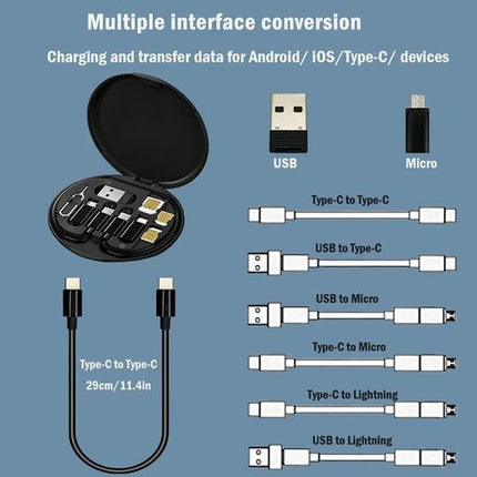 Kit Multifonction Câbles + Adaptateurs - Boîtier Compact