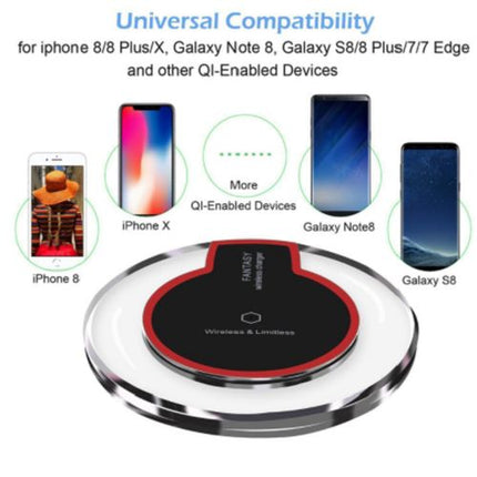 Chargeur Sans Fil Qi Fantasy - Compatible iPhone et Samsung