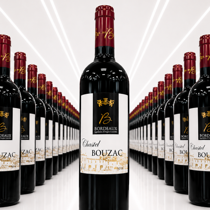 Chastel Bouzac Bordeaux - 1 à 3 100 F et Carton de 6 à 16 800 F