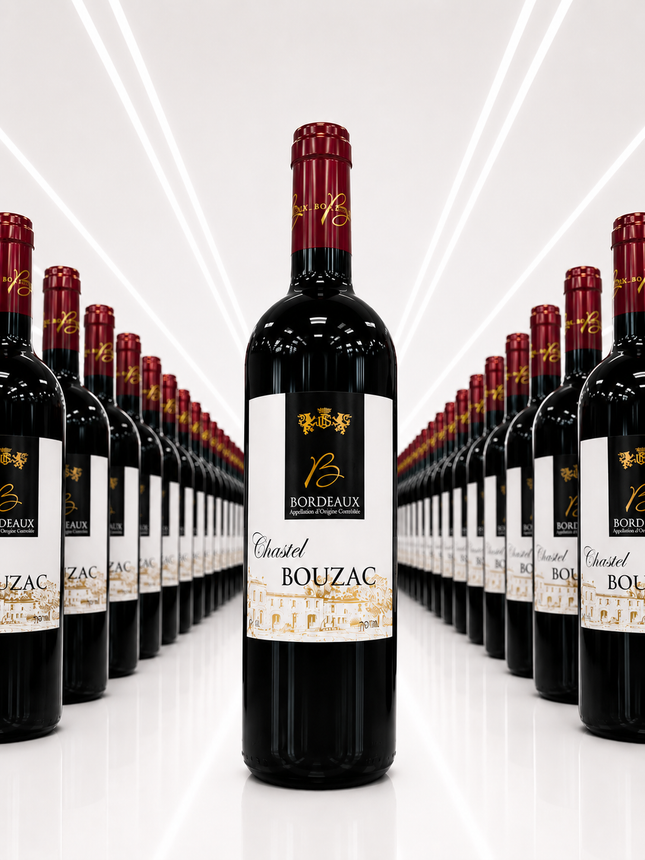 Chastel Bouzac Bordeaux - 1 à 3 100 F et Carton de 6 à 16 800 F