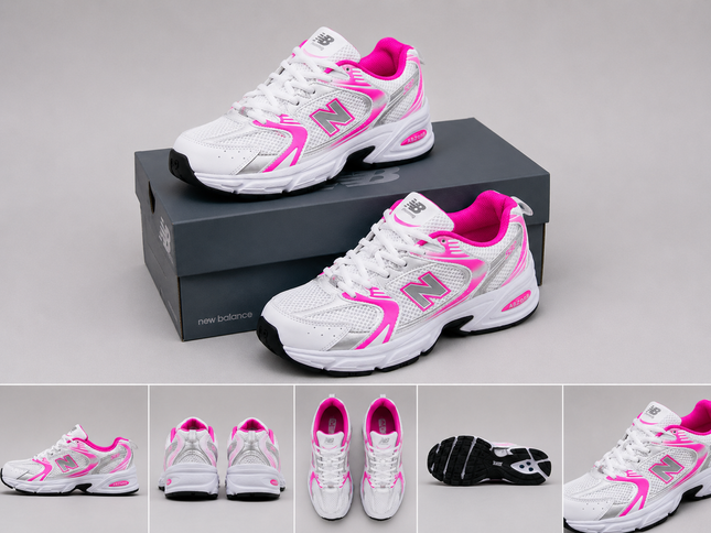 New Balance 530 – Blanc/Rose