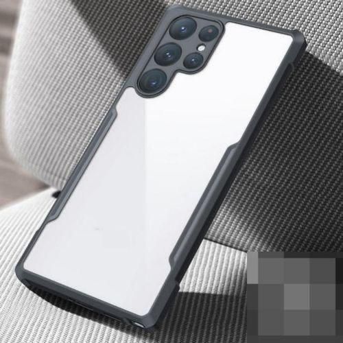 Coque Hybride Transparente Samsung Galaxy S23 Ultra - Contour Noir AntiChoc