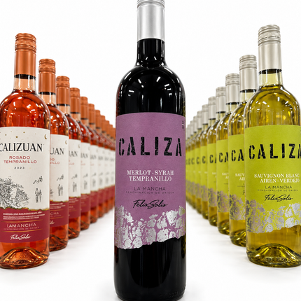 Caliza Merlot-Syrah-Tempranillo Rouge - 1 à 2 400 F et Carton de 6 à 13 000 F
