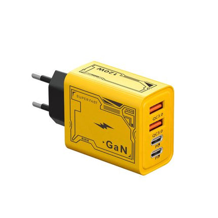 Chargeur GaN 120W 4 Ports - 1 à 2 000 F
