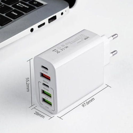 Chargeur Rapide 65W 5 Ports - 1 à 2 000 F