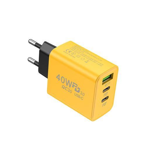Chargeur Rapide 40W QC3.0 USB-C - 1 à 2 000 F