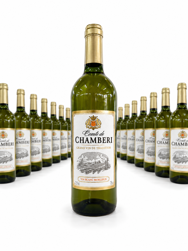 Comte de Chamberi Blanc Moelleux - 1 à 1 800 F et Carton de 6 à 10 000 F