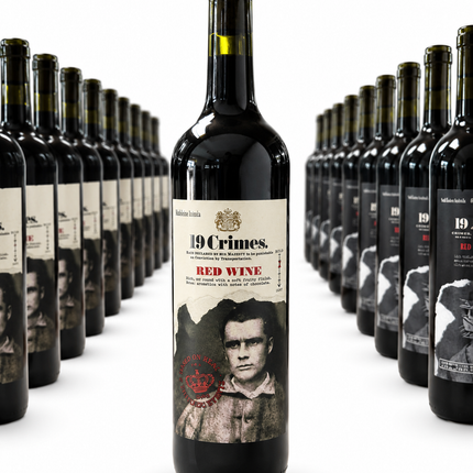 19 Crimes Red Wine - 1 à 6 000 F et Carton de 6 à 31 000 F