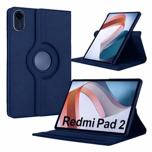 Étui Rotatif 360° Xiaomi Redmi Pad 2 11.6" - Cuir PU Bleu Marine