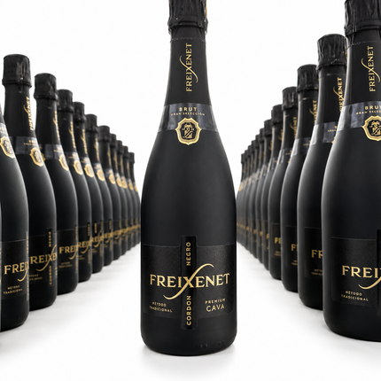 Freixenet Cordon Negro Brut Cava - 1 à 6 000 F et Carton de 6 à 31 000 F