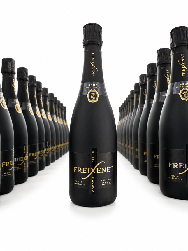Freixenet Cordon Negro Brut Cava - 1 à 6 000 F et Carton de 6 à 31 000 F