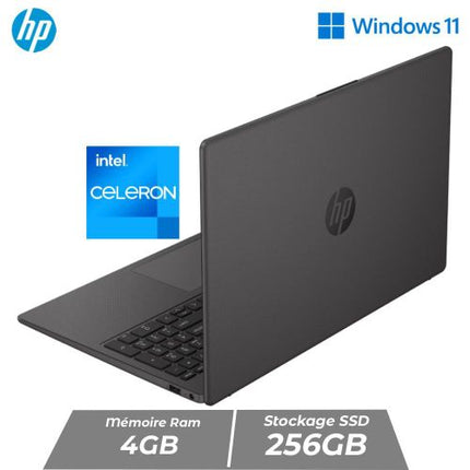 HP 15 Intel Celeron - 4Go RAM / 256Go SSD