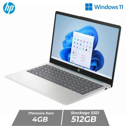 Laptop HP 14" - 4 Go RAM - 512 Go SSD - Windows 11