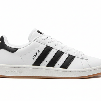 Adidas Campus blanc vue profil latéral