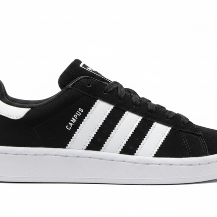 Adidas Campus 00s noir blanc vue profil fond blanc