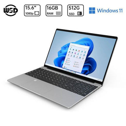 Laptop WSD 15.6" - 16 Go RAM - 512 Go SSD - Windows 11