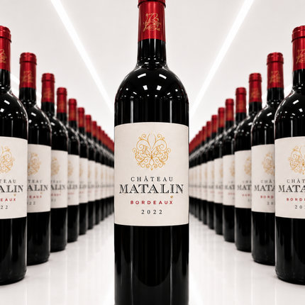 Château Matalin Bordeaux 2022 - 1 à 3 100 F et Carton de 6 à 16 800 F